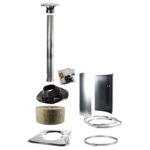 Harvia Chimney Tilted Accessory Kit, Stainless Steel