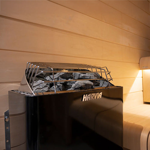 Harvia KIP60B KIP Series 6kW Sauna Heater, Built-In Controls