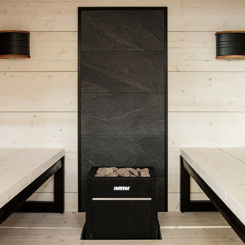 Harvia Stone Wall Decorative Stone Wall, Aluminum Frames