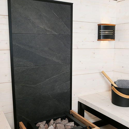 Harvia Stone Wall Decorative Stone Wall, Aluminum Frames