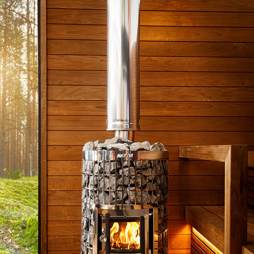 Harvia Sauna Wood Stove Chimney Kit, 1500mm