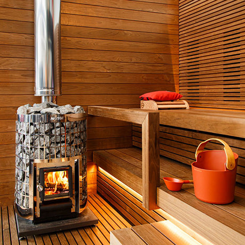 Harvia Sauna Wood Stove Chimney Kit, 1500mm