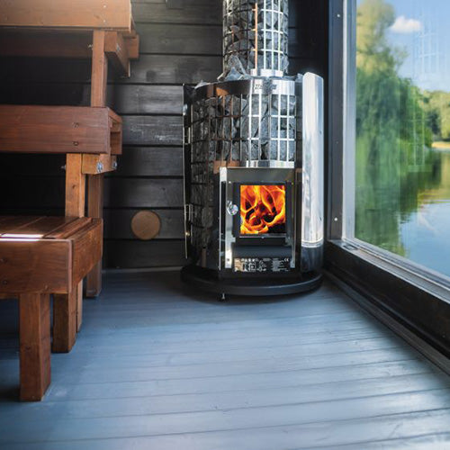 Harvia Protective Bedding for Harvia Sauna Stoves, Black, Round