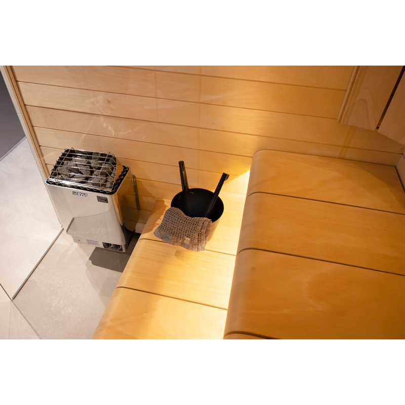 Harvia KIP80B KIP Series 8kW Sauna Heater, Built-In Controls