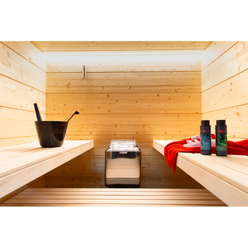 Harvia KIP80B KIP Series 8kW Sauna Heater, Built-In Controls