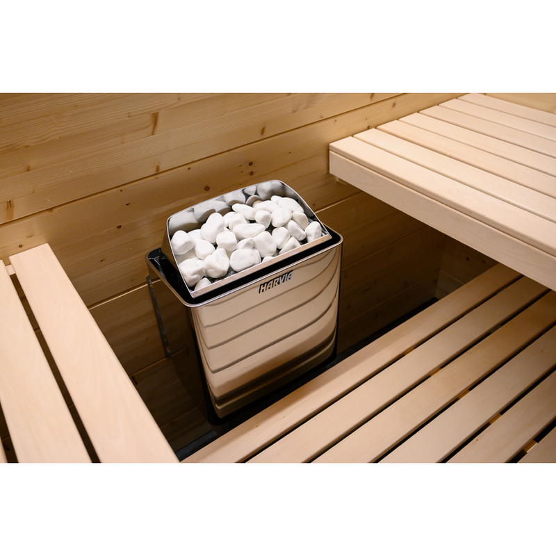 Harvia KIP80B KIP Series 8kW Sauna Heater, Built-In Controls