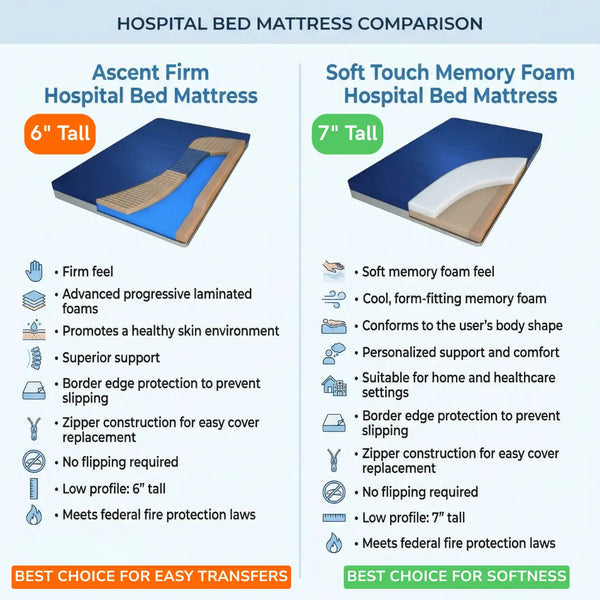 Transfer Master Supernal 3 Function Hi-Low Adjustable Bed