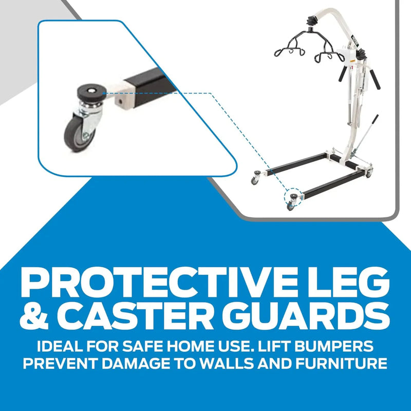 Joerns Healthcare Hoyer HPL402 Powered/Manual Patient Lift - 400lbs Capacity