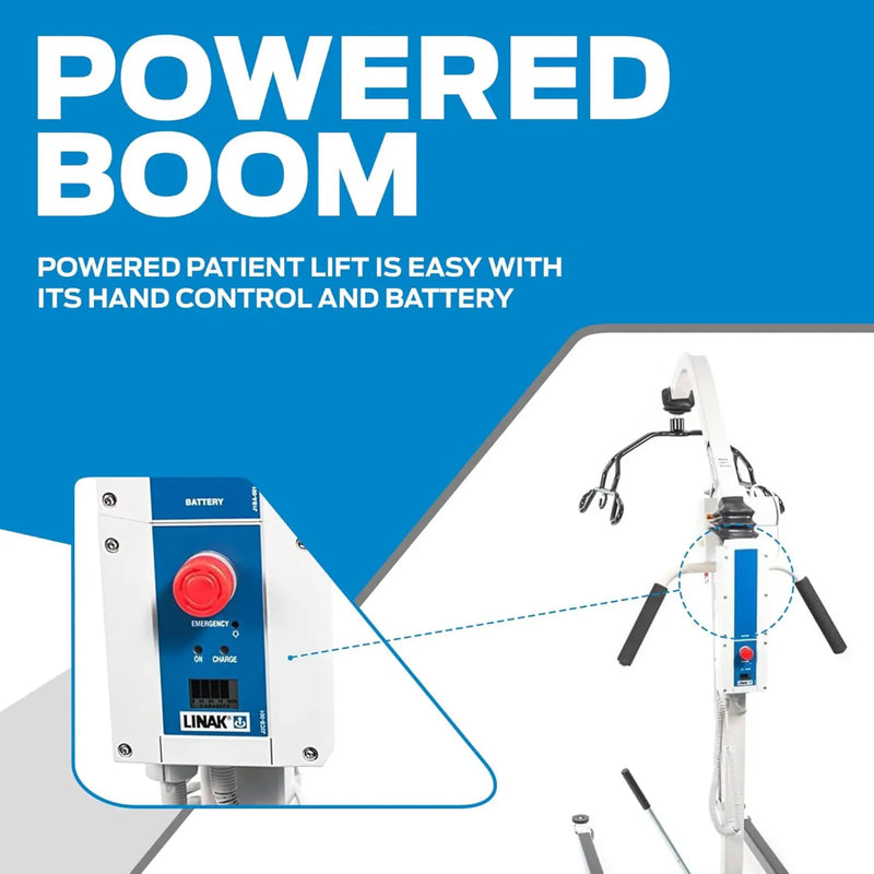 Joerns Healthcare Hoyer HPL402 Powered/Manual Patient Lift - 400lbs Capacity