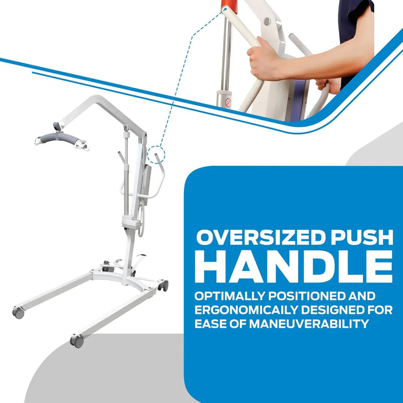 Joerns Healthcare Hoyer HPL450 Battery-Powered Patient Lift with Manual Base