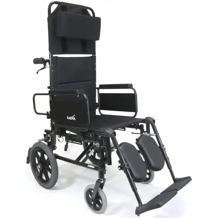 Karman KM-5000-TP Lightweight Reclining Transport Wheelchair