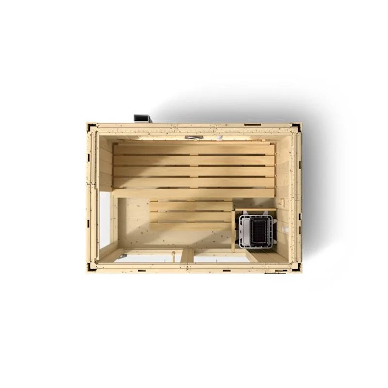 Kohler C1 Indoor Scandinavian Spruce Sauna Kit