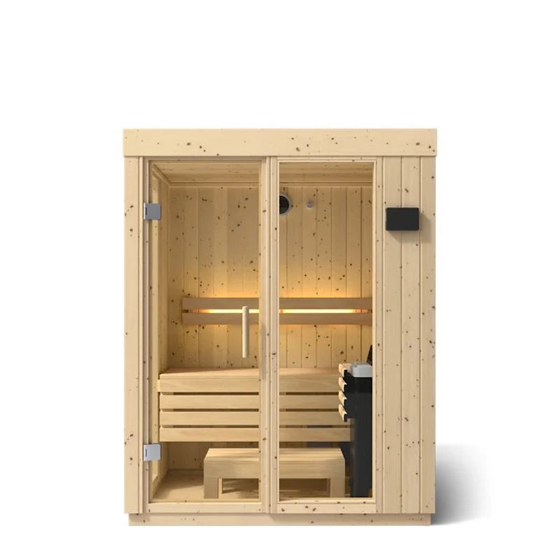 Kohler C1 Indoor Scandinavian Spruce Sauna Kit