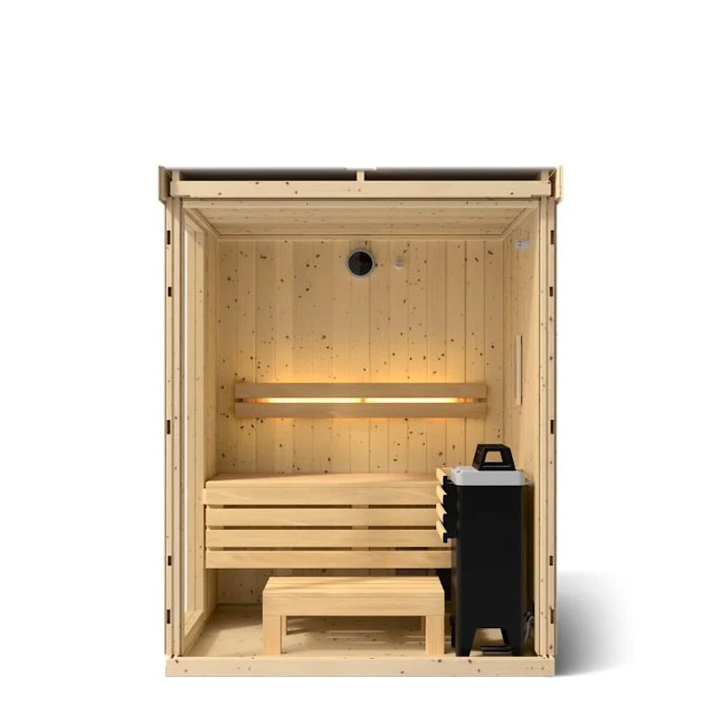 Kohler C1 Indoor Scandinavian Spruce Sauna Kit