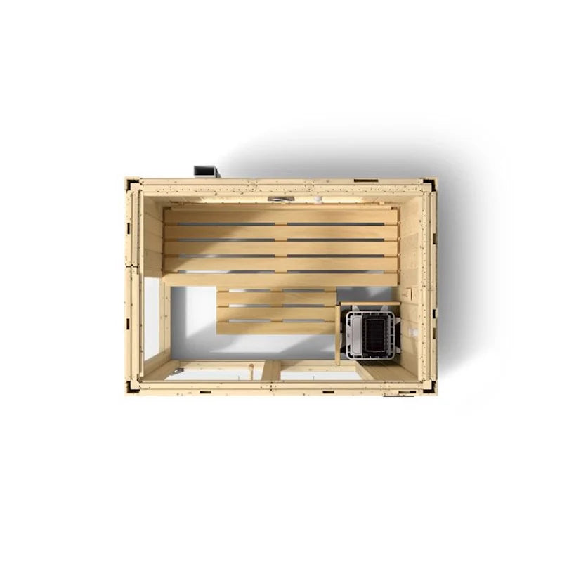 Kohler C1 Indoor Scandinavian Spruce Sauna Kit