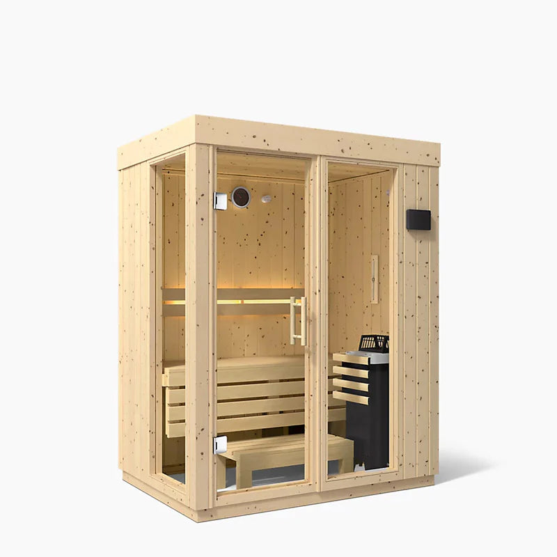 Kohler C1 Indoor Scandinavian Spruce Sauna Kit