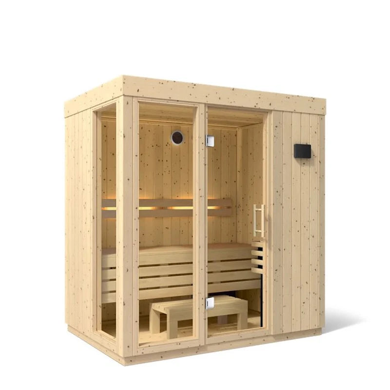 Kohler C1 Indoor Scandinavian Spruce Sauna Kit