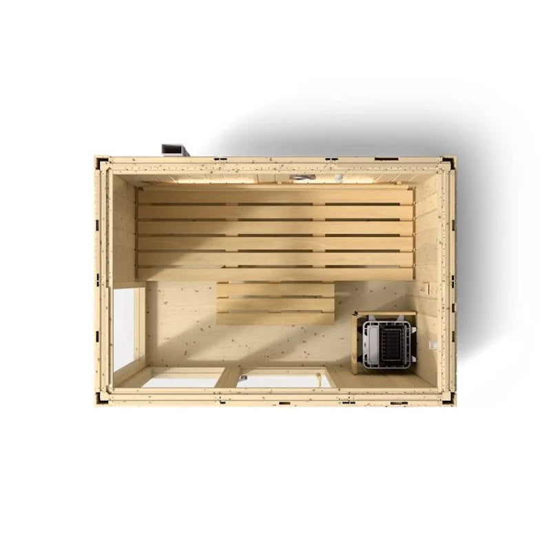 Kohler C1 Indoor Scandinavian Spruce Sauna Kit