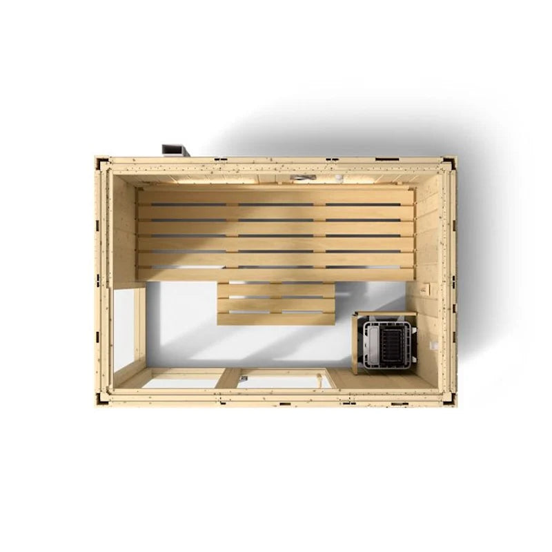 Kohler C1 Indoor Scandinavian Spruce Sauna Kit