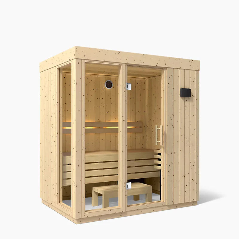 Kohler C1 Indoor Scandinavian Spruce Sauna Kit