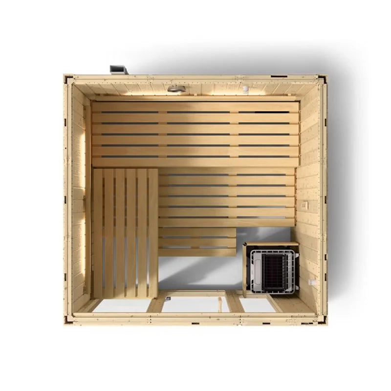 Kohler C1 Indoor Scandinavian Spruce Sauna Kit