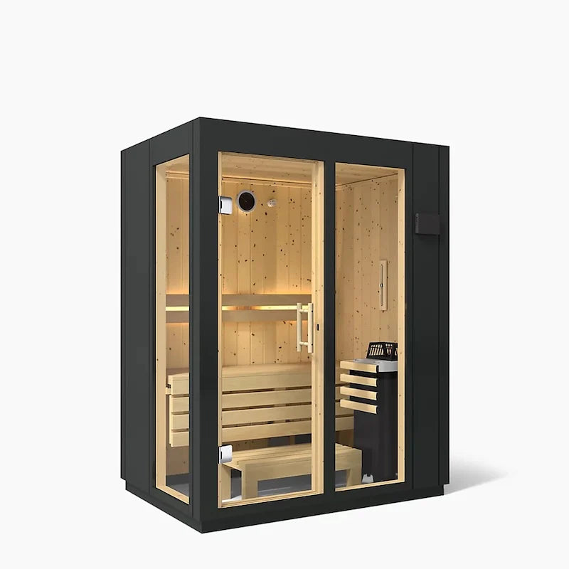 Kohler C1 Indoor Graphite Grey Sauna Kit