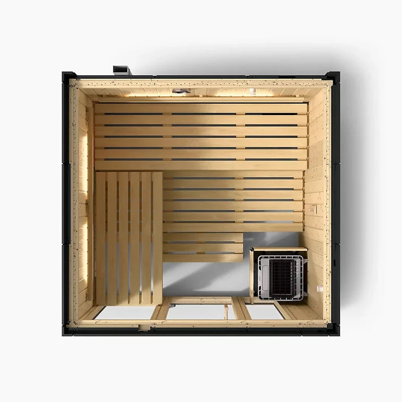 Kohler C1 Indoor Graphite Grey Sauna Kit