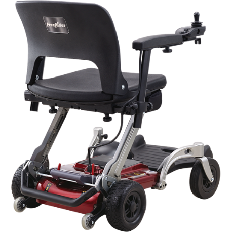 Maneuvering with ease using FreeriderUSA Luggie Chair.