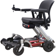 Charging port of FreeriderUSA Luggie Chair.