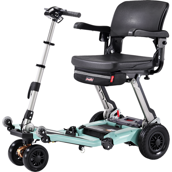 Charging port of FreeriderUSA Luggie Chair Super Plus 3.