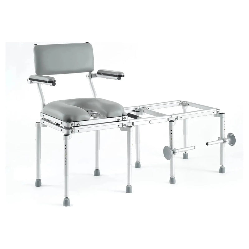 Nuprodx Shower Commode Chair With Transfer Bench MC5000