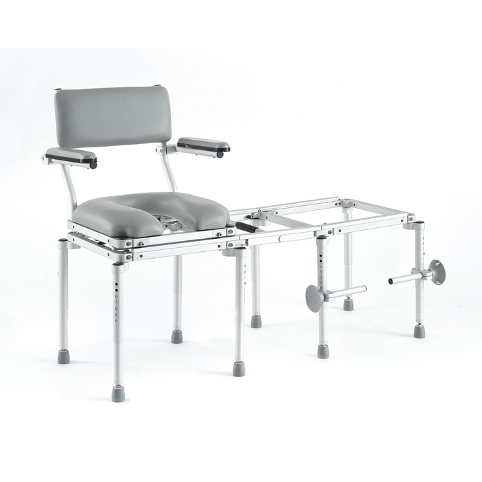 Nuprodx Shower Commode Chair With Transfer Bench MC5000