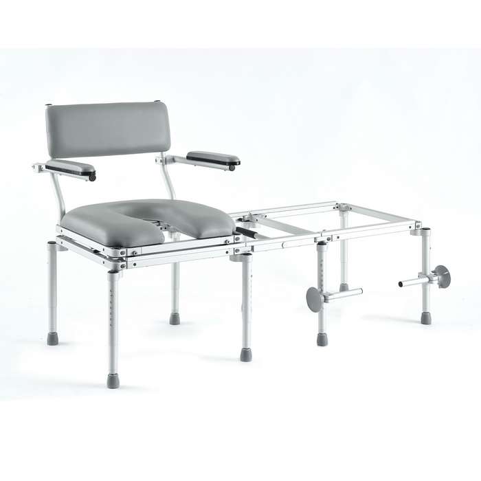 Nuprodx Shower Commode Chair With Transfer Bench MC5200