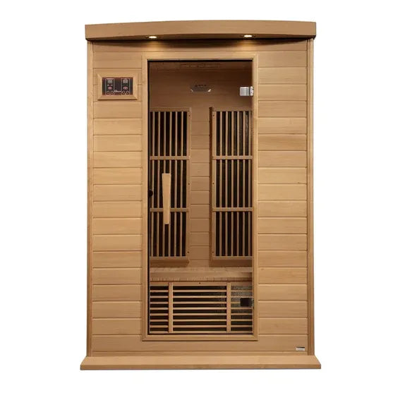 Maxxus 2-Person Near Zero EMF FAR Infrared Sauna (Canadian Hemlock)
