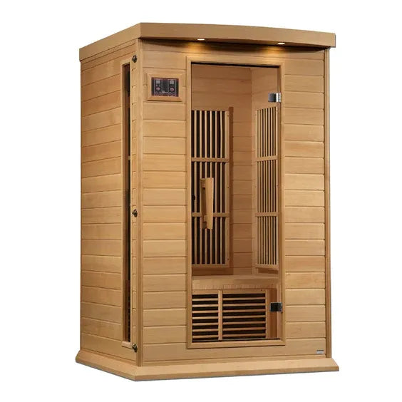 Maxxus 2-Person Near Zero EMF FAR Infrared Sauna (Canadian Hemlock)