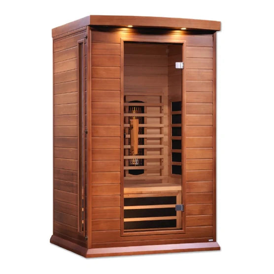 Maxxus 2-Person Full Spectrum Near Zero EMF FAR Infrared Sauna (Canadian Red Cedar)