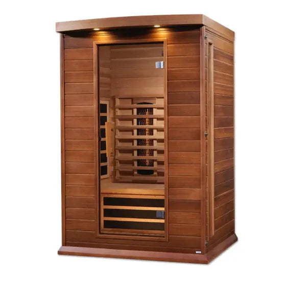 Maxxus 2-Person Full Spectrum Near Zero EMF FAR Infrared Sauna (Canadian Red Cedar)