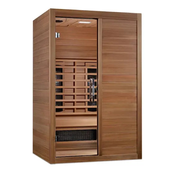 Maxxus 2-Person S-Line Full Spectrum Infrared Indoor Sauna MX-S206-01-FS-PC