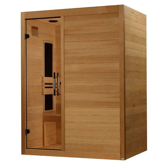 Maxxus S-Line Yoga 3-Person Ultra Low EMF FAR Infrared Sauna - Canadian Hemlock