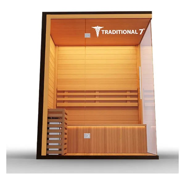 Traditional 7 v2a Medical Sauna | Ultimate Stress Relief