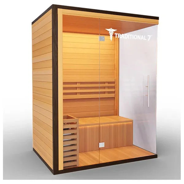 Traditional 7 v2a Medical Sauna | Ultimate Stress Relief