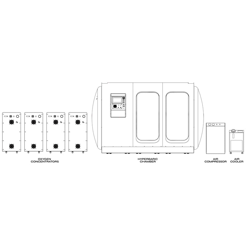 HPO TEC MEDITERRANEAN Standard Multiplace Hyperbaric Chamber