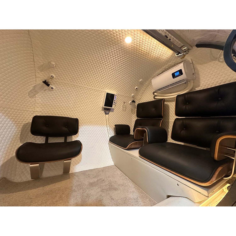 Oxygen Health Systems 64″D Hyperbaric Oxygen Chamber Hard Shell Multiplace M5500 2.0 ATA