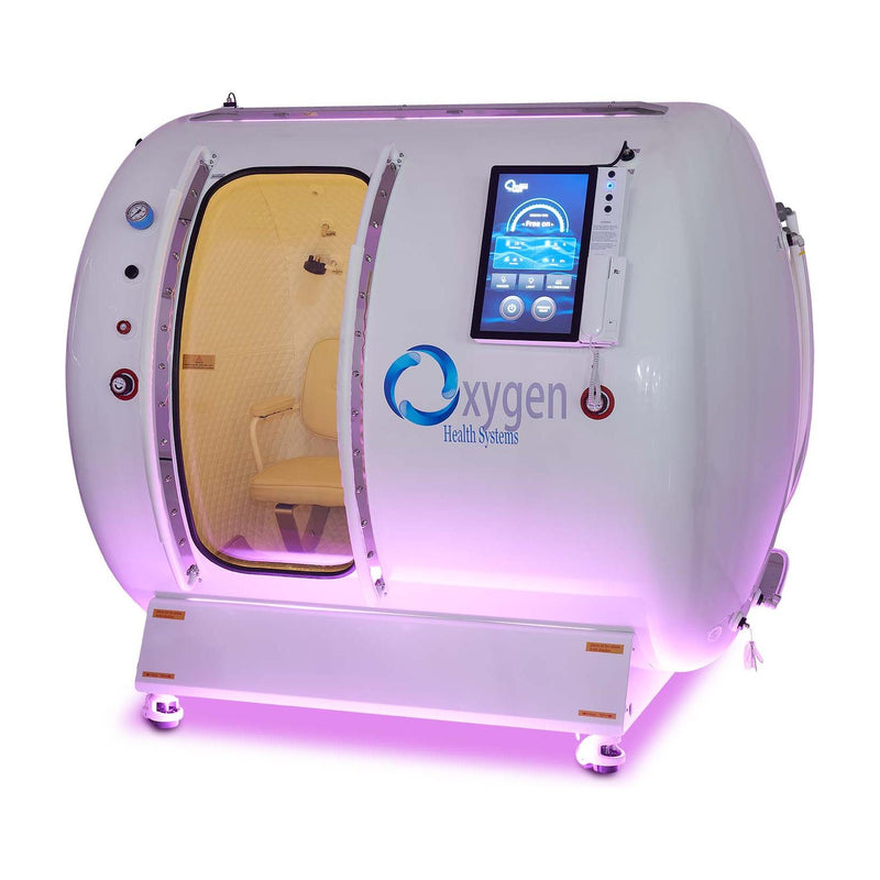 Oxygen Health Systems 64″D Hyperbaric Oxygen Chamber Hard Shell Multiplace M5500 2.0 ATA