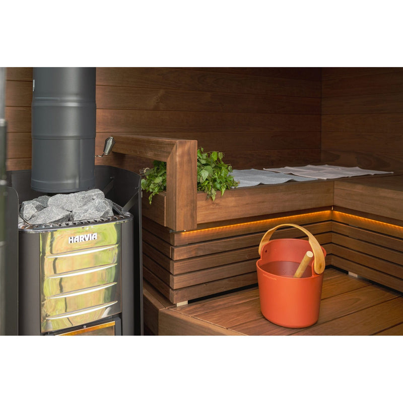 ThermaSol Nordic Misty Fully Assembled Outdoor Sauna Cabin