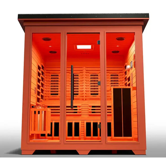 Medical Saunas Nature 8 plus Outdoor Hybrid Sauna 4-6 Person