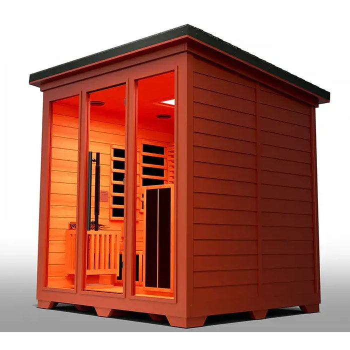 Medical Saunas Nature 8 plus Outdoor Hybrid Sauna 4-6 Person