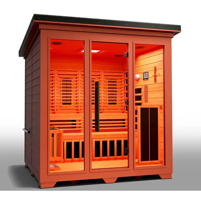 Medical Saunas Nature 8 plus Outdoor Hybrid Sauna 4-6 Person