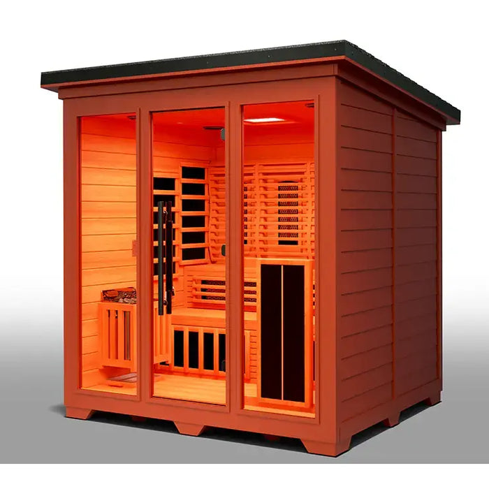 Medical Saunas Nature 8 plus Outdoor Hybrid Sauna 4-6 Person