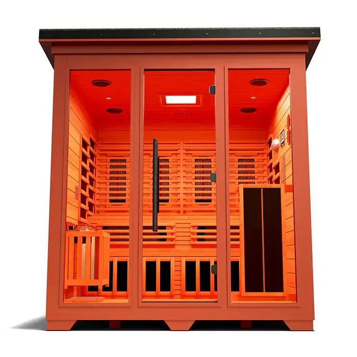 Medical Saunas Nature 8 plus Outdoor Hybrid Sauna 4-6 Person